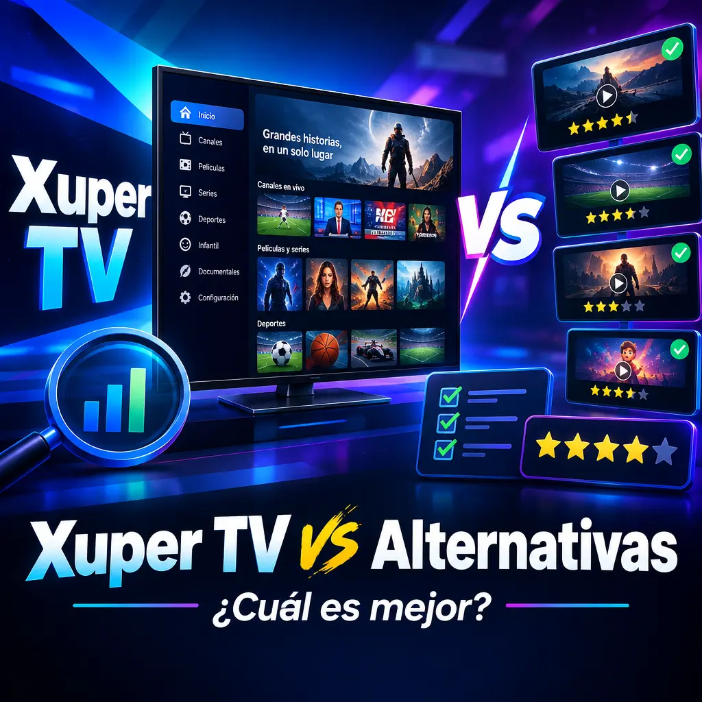 Xuper TV frente a sus alternativas: ¿cuál es mejor?